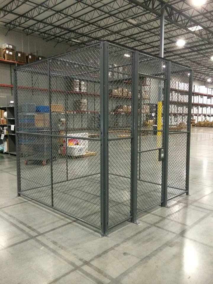 Wire Partition Installation